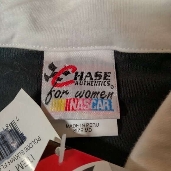 NASCAR Chase Authentics Dale Jarrett Polo Shirt Medium Vintage Y2K Race Racing - Picture 12 of 16